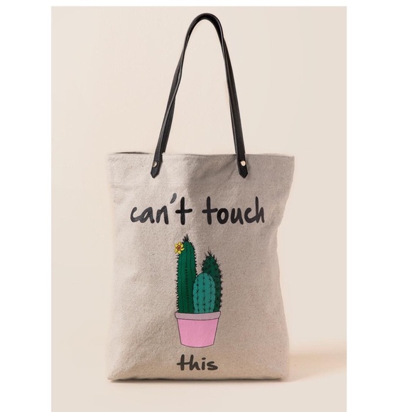 Francesca’s Collections Cactus Tote - Picture 2 of 5